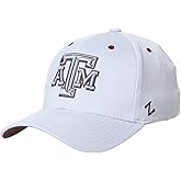 ZHATS NCAA Mens NCAA Officially Licensed Stretch Fit Hat Zh Gray