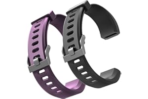 ZURURU Veryfitpro ID115Plus HR Replacement Bands for Veryfit Pro ID115Plus HR Fitness Tracker Smart Watch