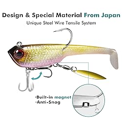 TRUSCEND Fishing Jigs Lures with Handmade Lead