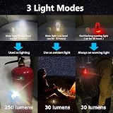 SROOS Mini LED Lantern Torch Rechargeable Waterproof EDC Keychain Light 2PCS view 3