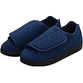 Silverts Diabetic Slippers for Men | Extra-Wide Non-Slip Comfortable Shoes for Elderly, Swelling, Sensitive Feet