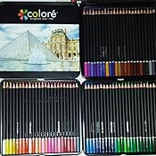 Download Amazon.com : Colore Colored Pencils - 72 Premium Pre-Sharpened Color Pencil Set For Drawing ...