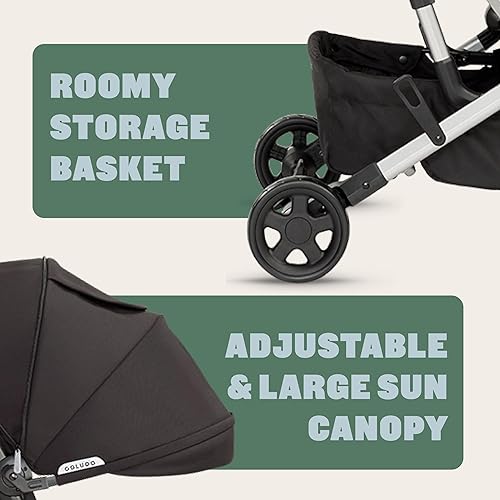 Colugo Compact Stroller One Hand Fold Lightweight, Travel