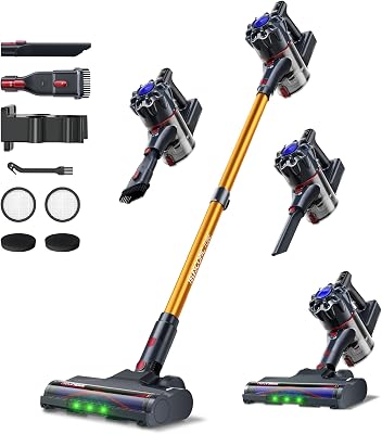 Aspiradora Sin Cable 55kPa/550W/60Mins, para Alfombras Pelo Mascotas