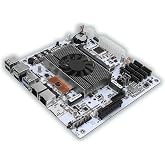 Mini-ITX Motherboard with Quad-Core 8-Thread Low Power CPU, Dual 2.5G LAN, 8 SATA, HDMI/DP 4K, PCIe x4, 2 M.2 NVMe, DDR4 RAM &ndash; Home Server, NAS Storage, Firewall, Virtualization