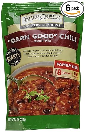 Amazon Com Bear Creek Country Kitchens Darn Good Chili Mix 9 8