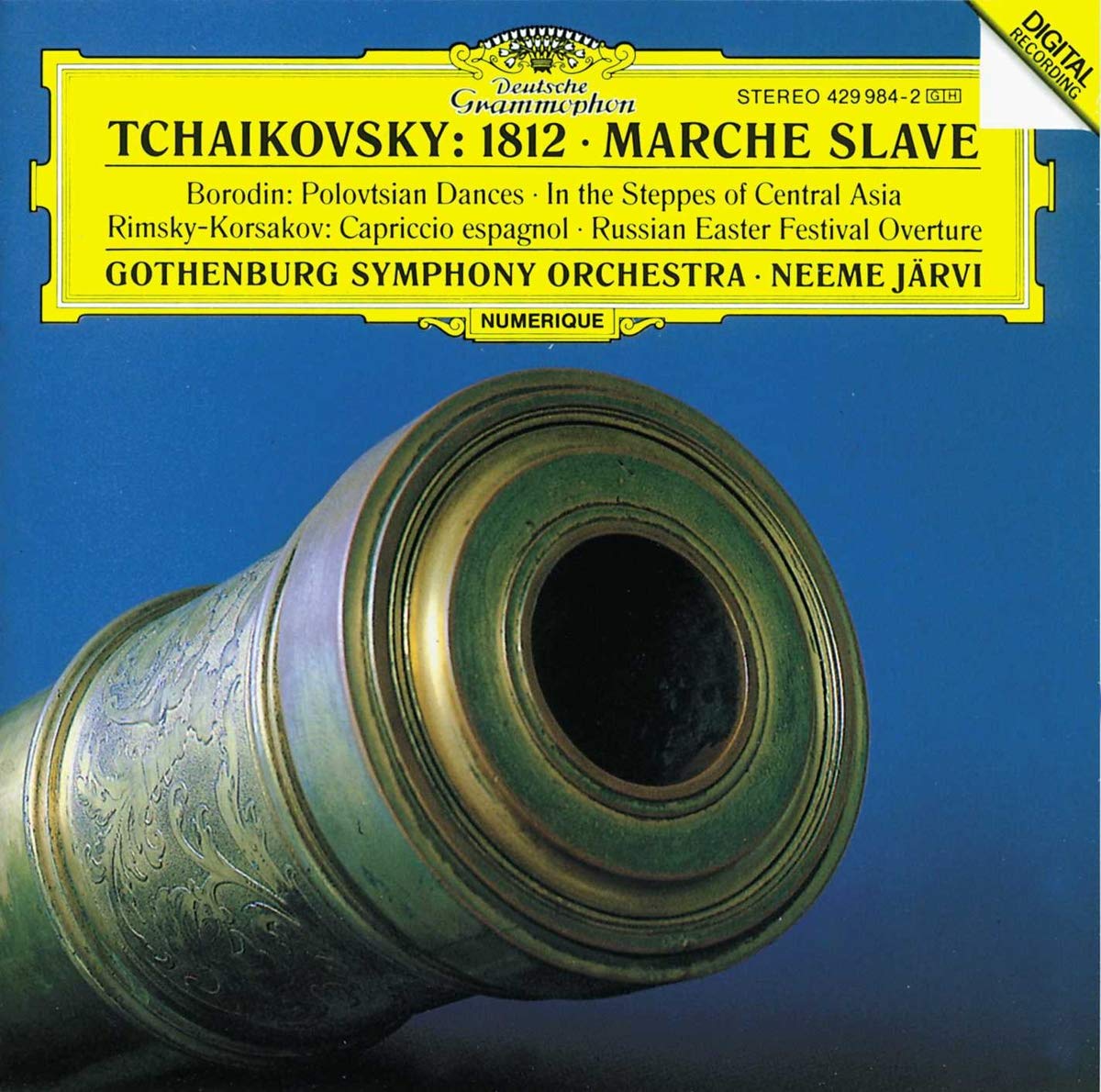 CiaikovskyOuv. 1812Jarvi Neeme Järvi, Alexander Borodin, Nikolai