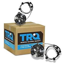 TRQ 2 Piece Front Wheel Bearing & Hub Assembly Set