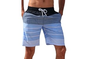 APTRO Men's Swim Trunks 9" Swim Shorts Quick Dry Bathing Suit Swimwear Beach Shorts with Mesh Lining