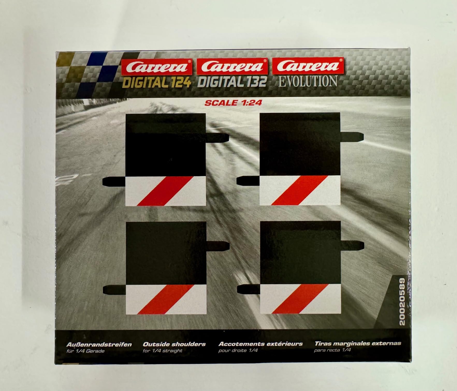 Carrera 20020589 Digital 124 - Outside Shoulder - 1/4 Straight