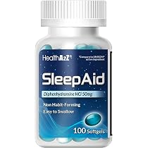 Amazon.com: HealthA2Z Sleep Aid, Diphenhydramine Softgels, 50mg ...