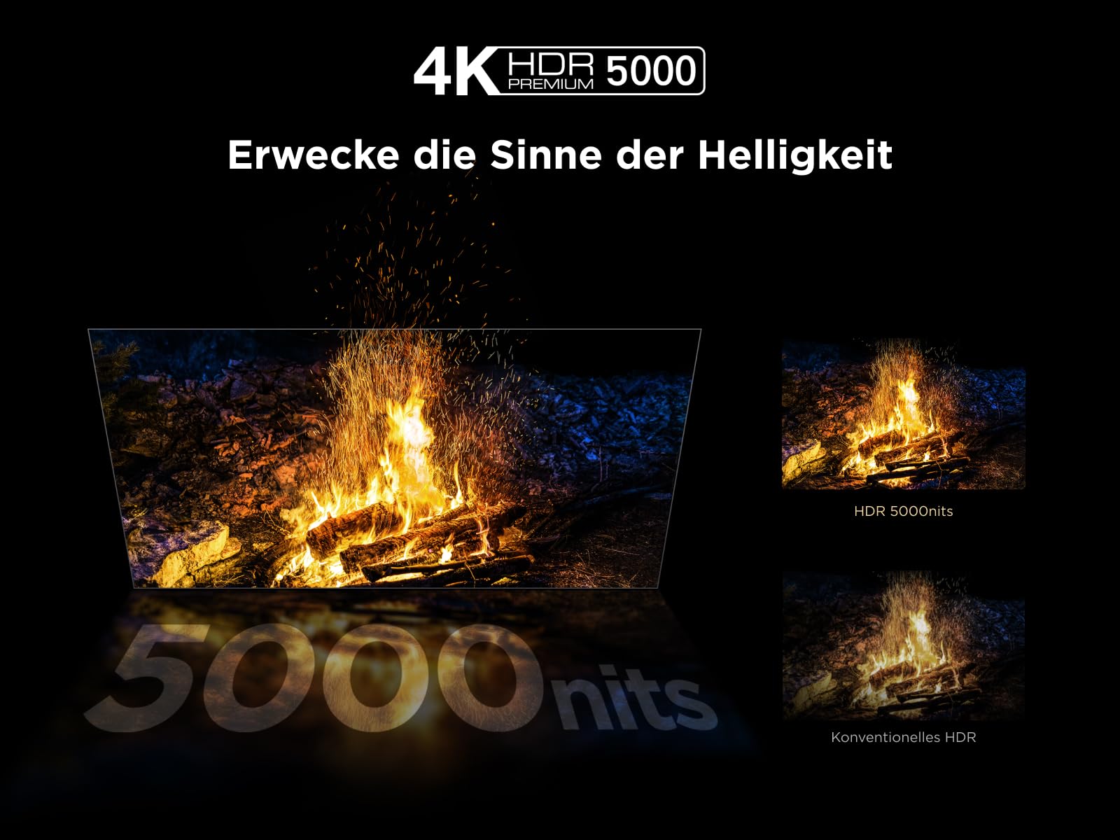 TCL 85Q8C 85 Zoll QD-Mini LED-Fernseher, 4K HDR Premium 5000, ZeroBorder™, Smart Google TV, CrystGlow WHVA-Panel, Audio von Bang & Olufsen, 144Hz Motion Clarity Pro, Dolby Vision IQ & Atmos 9