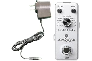 ISET Reverb Baby Reverb Guitar Pedal Mini Single Guitar Effect Pedal With Power Adapter