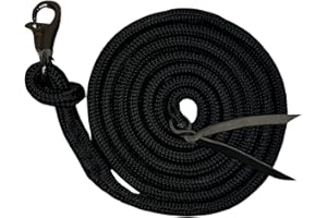 KENSINGTON PROTECTIVE PRODUCTS Kensington Ballistic Nylon Clinician Training Lead - 15" ft Training Lead - Tear-Resistant, with Metal Hardware to Keep Lead Fastened - Heavy Duty Braided Lead with Quick Swivel Snap