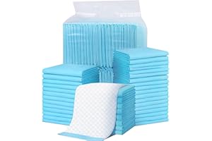 NEXCOV 100 Pack Disposable Changing Pads Baby Disposable Underpads Waterproof Portable Diaper Changing Pad Super Absorbent Le