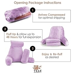 Nestl Reading Pillow with Shredded Memory Foam