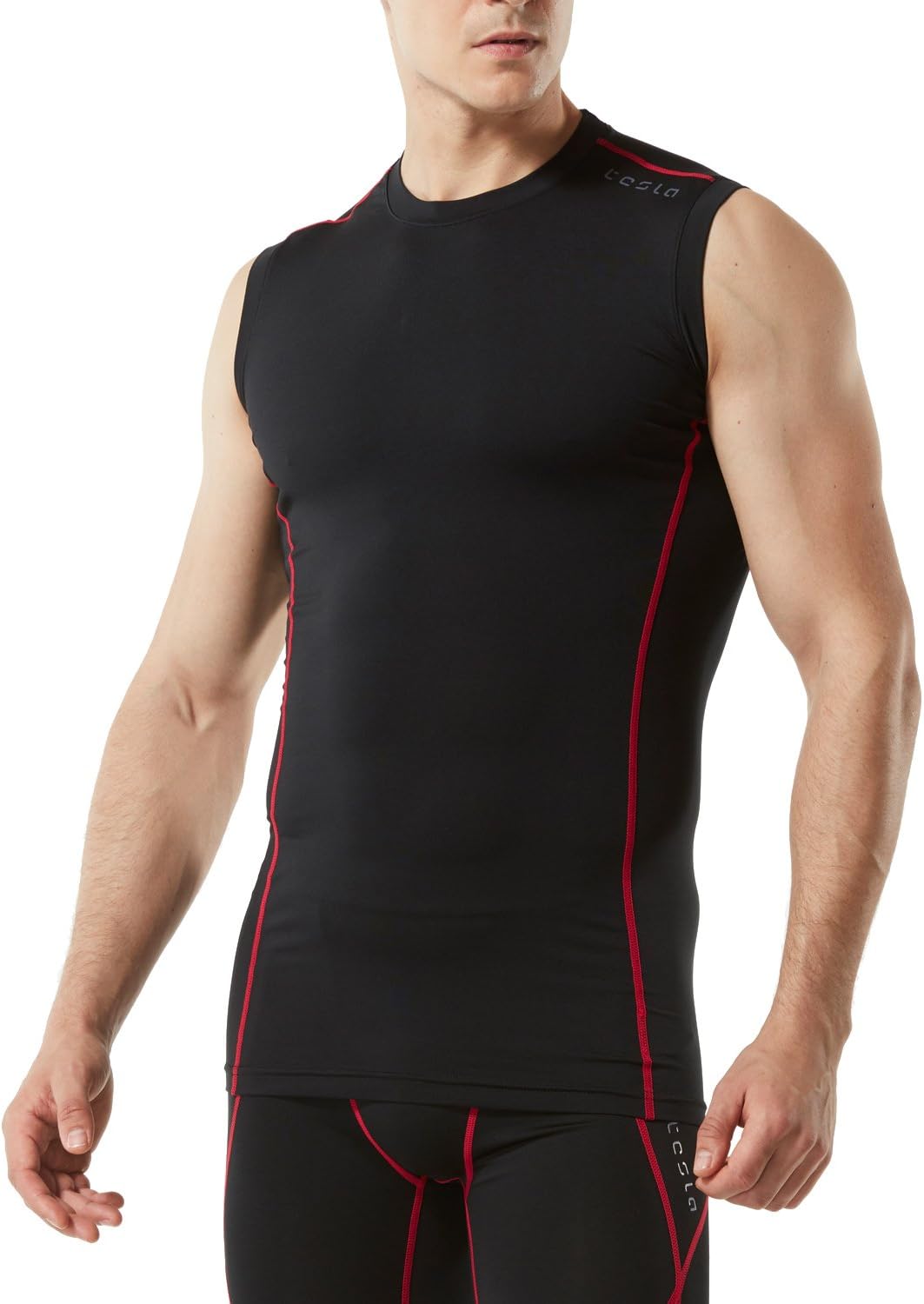 Round Neck Sleeveless with Rear Mesh