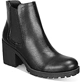 Sun + Stone Womens Morghan Casual Leather Ankle Boots Black 8 Medium (B,M)