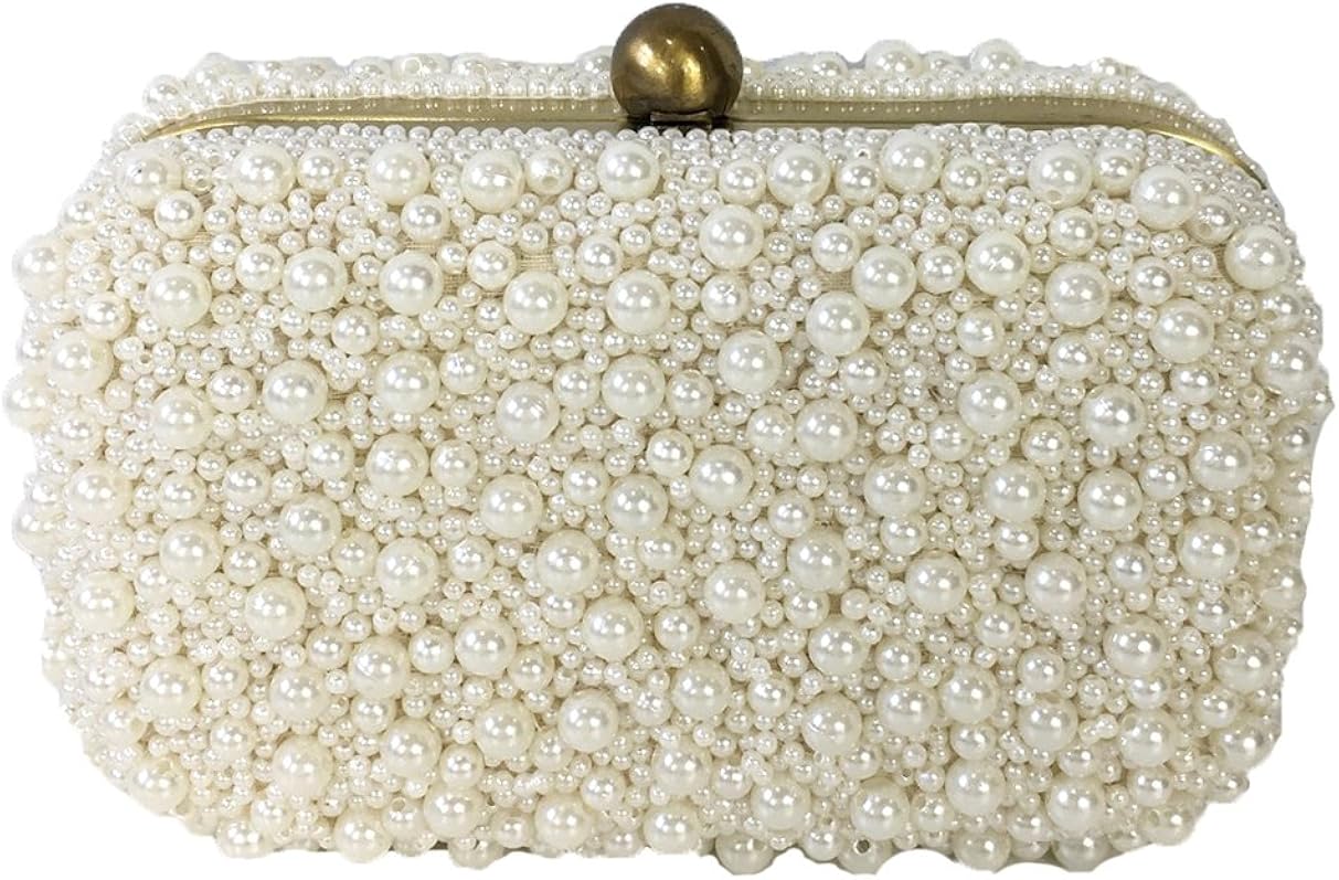 Pearl beaded clutch Clearance