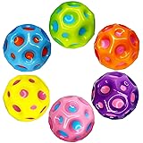 PAKSPAK 6 Pack Moon Space Ball, Bouncy Balls for