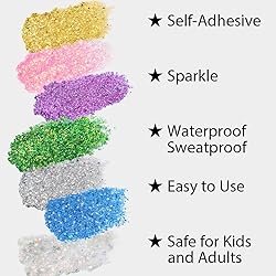 Mysense Purple Body Glitter Stick,Singer Concert