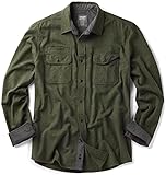 CQR Men's Flannel Button Down Shirts, Soft Cotton