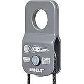SAMOUT Winch Snatch Block (4.4 US Ton WLL) Recovery Towing Pulley System for Synthetic Rope or Steel Cable with Max Dia. 2/5in