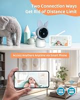 ARENTI 2.5K 5Ghz Wifi Baby Monitor with Two Cameras, 8H Battery view 4