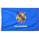 Annin Flagmakers Oklahoma State Flag USA-Made to Official State Design Specifications, 3 x 5 Feet (Model 144360)