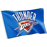 Desert Cactus Oklahoma City Thunder Flag NBA 100% Polyester Indoor Outdoor 3x5 feet National Basketball Association Team Flags OKC (Flag #2)
