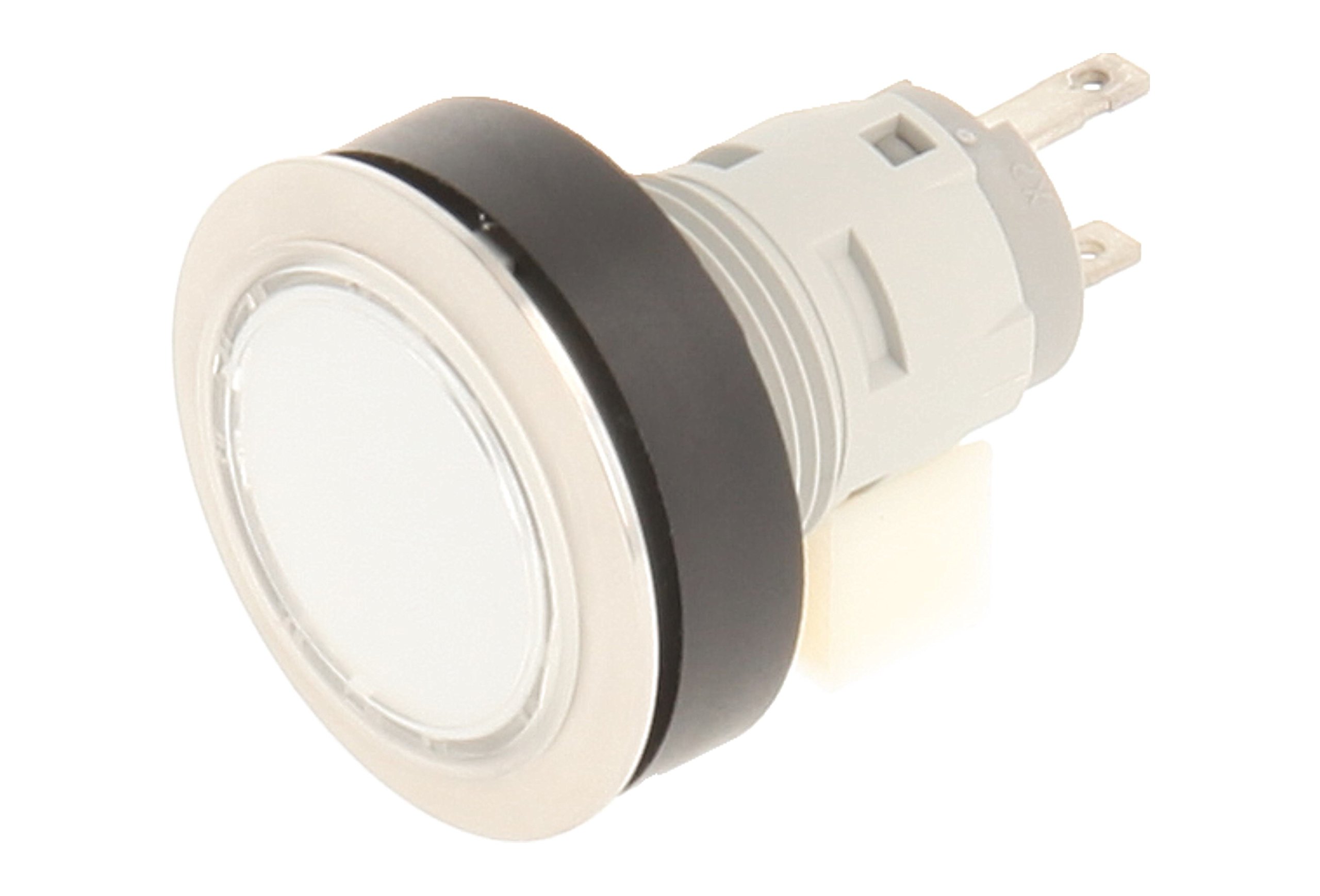 Club 23.001.058 Signalling Light Stainless Steel LED 24 V CLEAR DOME SOCKET TYPE w2x4,6