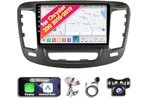Android 14 Car Radio Stereo for 2015-2019 Chrysler 200 200C 200S - 10.13" IPS Touch Screen, Upgrade Dash Kit with CarPlay & A