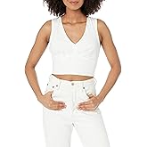 Club Monaco Women's Jacquard Tie Back Crop Top
