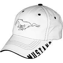 Beautiful Handmade White Distressed Ball Cap With Crystal Ford Mustang Logo Mustang GT/CS Hat - Ford California Special Mustang Baseball  main image 4