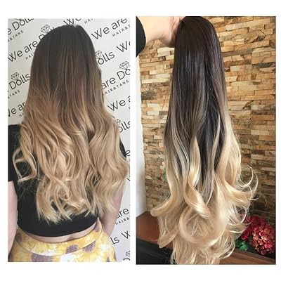 Thick Full Head Ombre Loose Curls Wavy Curly Clip-in  display picture 3