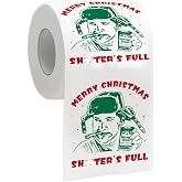 Funny Christmas Toilet Paper, Cousin Eddie Christmas Vacation Merch Gifts, 200 Sheets Xmas Toilet Papers, Holiday Bathroom Decor Party Supplies, White Elephant Gag Gift Stocking Stuffers