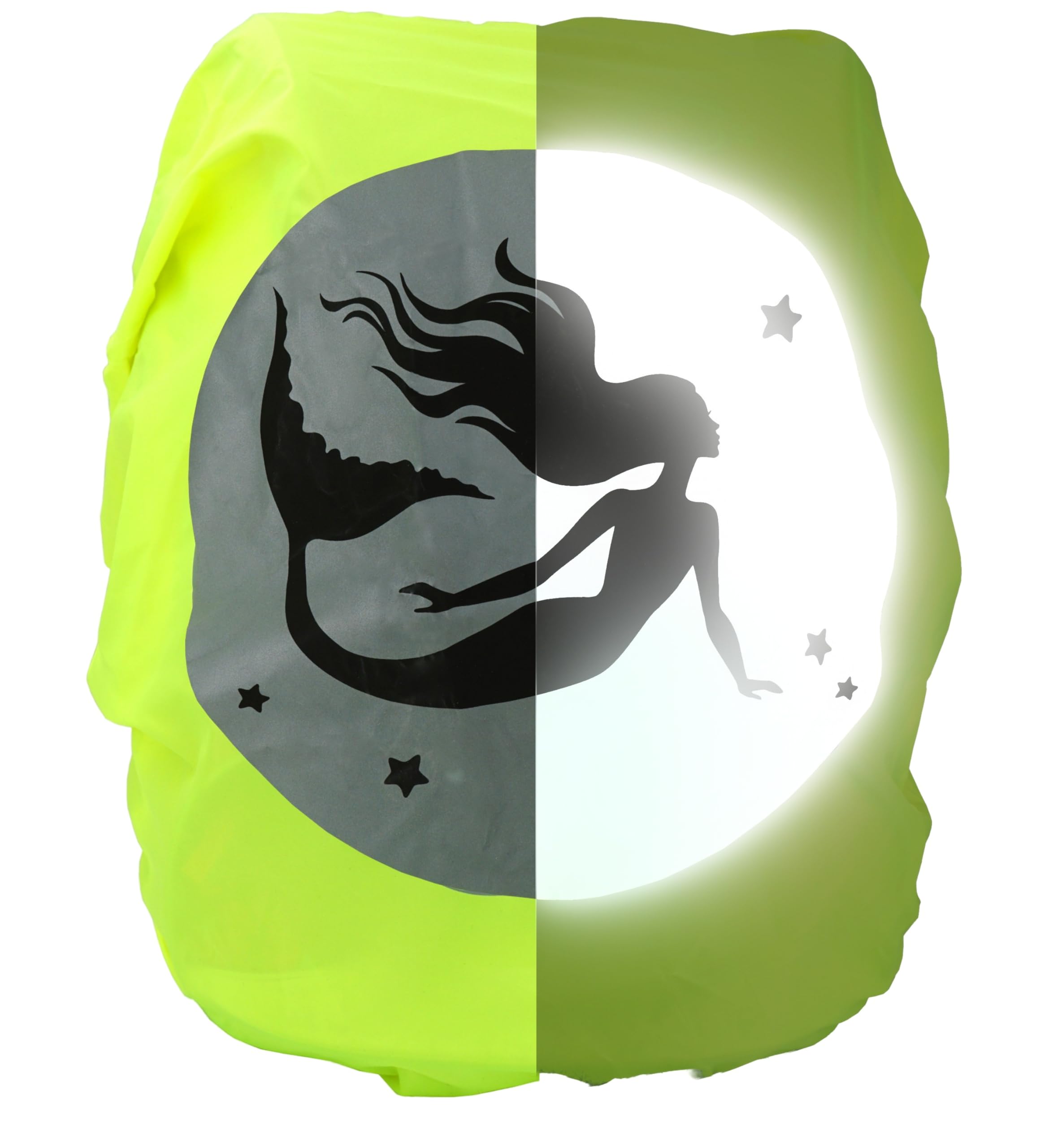 EANAGO Regenschutz Meerjungfrau Satchel Protective Cover, Yellow, One Size