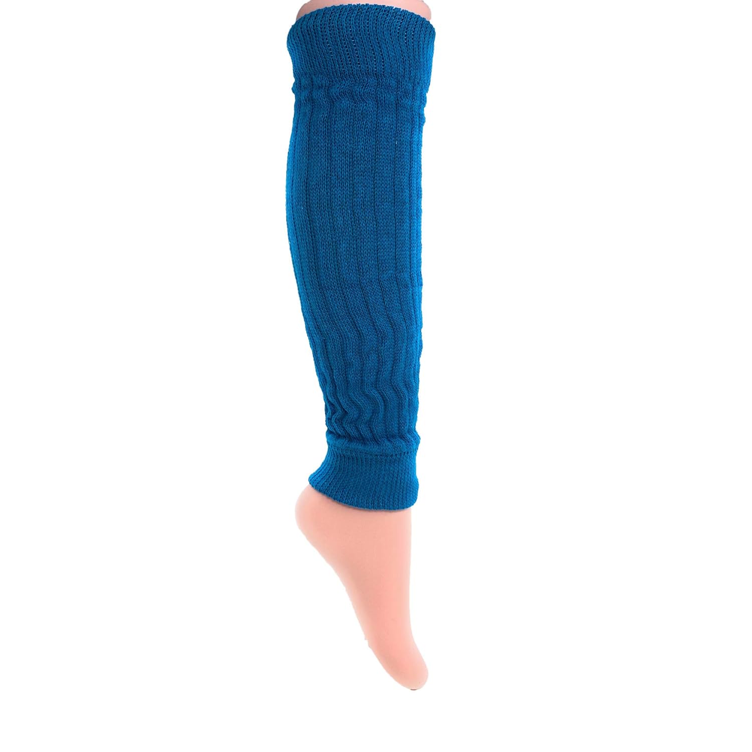 Cotton Leg Warmers Knitted Retro Adult Unisex (Turquoise) Amazon.in
