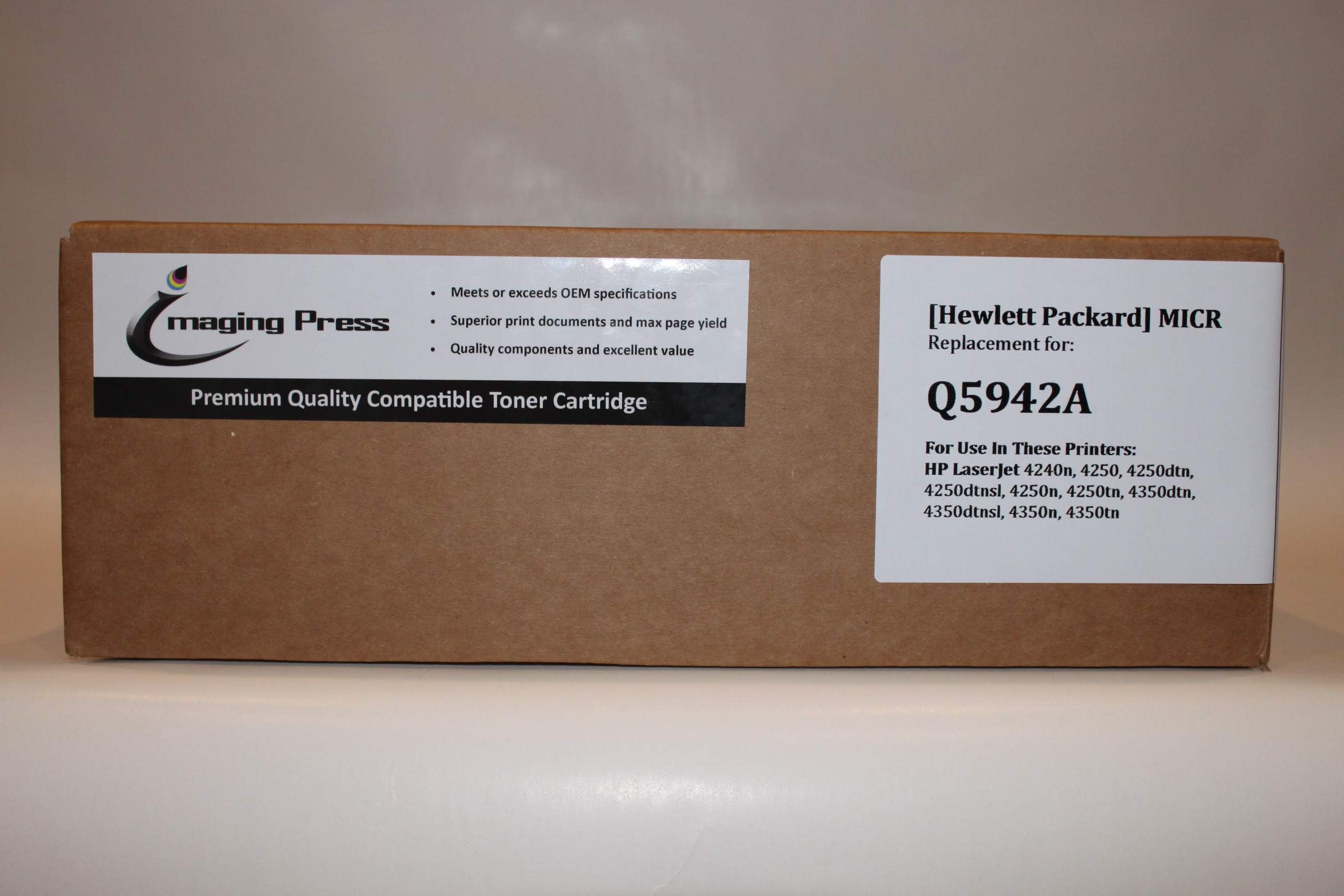 Imaging Press, LLC Compatible Toner Cartridge Replacement for HP Q5942A 42A Q5942A ( Black , 1 pk )
