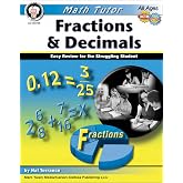 Fractions &amp; Decimals, Grades 4 - 8: Easy Review for the Struggling Student (Math Tutor Series)
