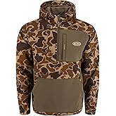 Drake Waterfowl Men's MST Endurance Hunting Warm Quarter-Zip Fleece Lined Hoodie w/Kangaroo Pouch & Magnattach Chest Pocket