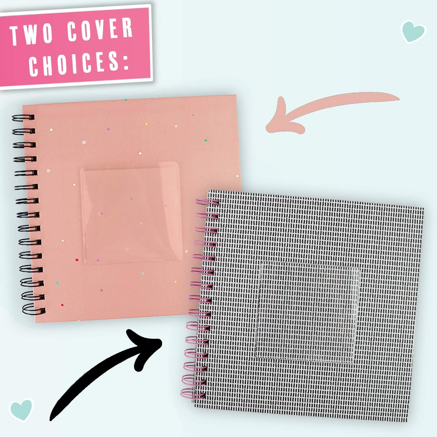 Design Your Own Pink Scrapbook by Doodle Hog, Kids Scrapbook Kit, Gifts for 12 Year Old Girl, Personalize & Decorate Your DIY Scrapbook with Washi Tape, Sticker Sheets, 40-Page Thick Paper, Hardcover : Office Products
