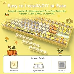 120 Key PBT Pudding Keycap Set ASA Profile with