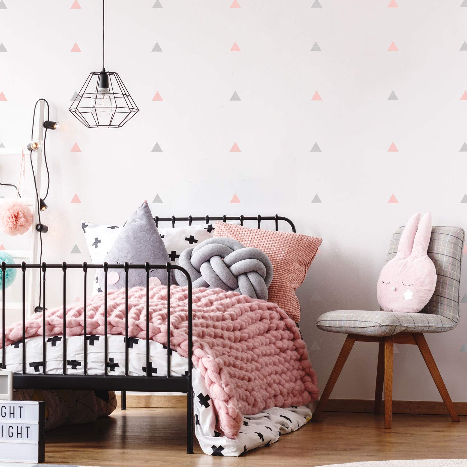 Triangle wall stickers | Lots of colours options available | Perfect for a baby's nursery or child's bedroom