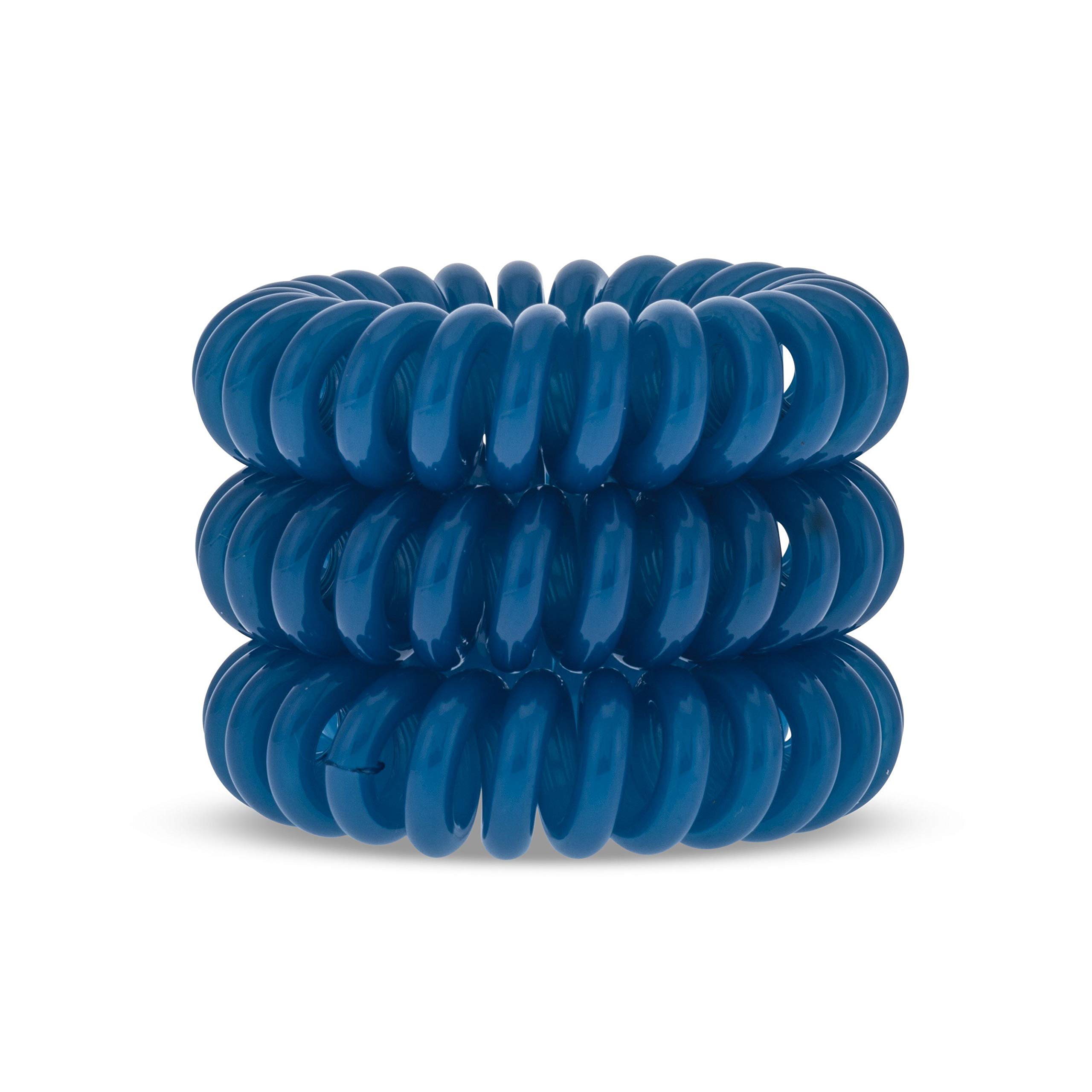 Turquoise Blue SpiraBobble | Hair Bands for Women – 6Pcs Set Hair Bobbles | Durable Hair Tie | Spiral Ring for ponytails