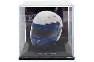 OPO 10 - Formula 1 Helmet Compatible with Ferrari F1: Alain Prost 1990-1/5 Scale - CAS08