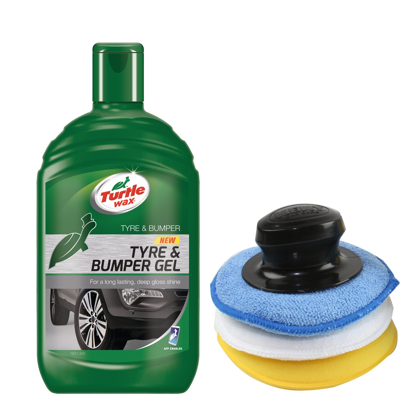 Turtle Wax 53144 Wet & Black Tyre Dressing & Car Bumper Plastic