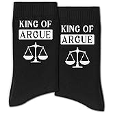 RZQIJ Funny Lawyer Socks， Unique Attorney Gifts for Women and Men in Law