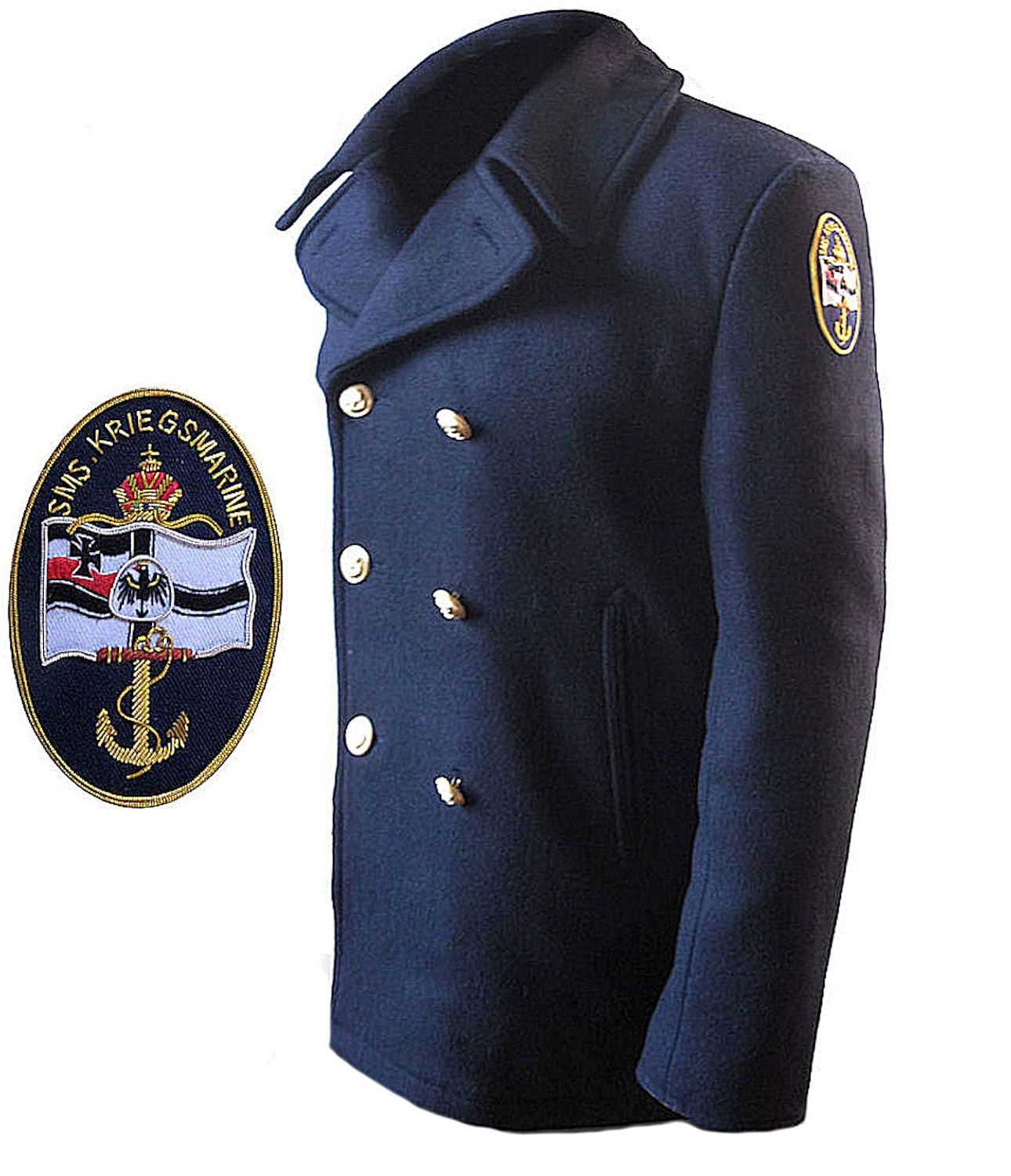 Marina Militare Only Jacke Marina Navy Giaccone Doppiopetto Marina
