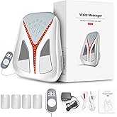 Auxoliev Back Massager with Heat, TENS/EMS Full Back Massager for Pain Relief Deep Tissue, Waist Massager Electric Muscle Stimulator, 5 Modes and 50 Intensities